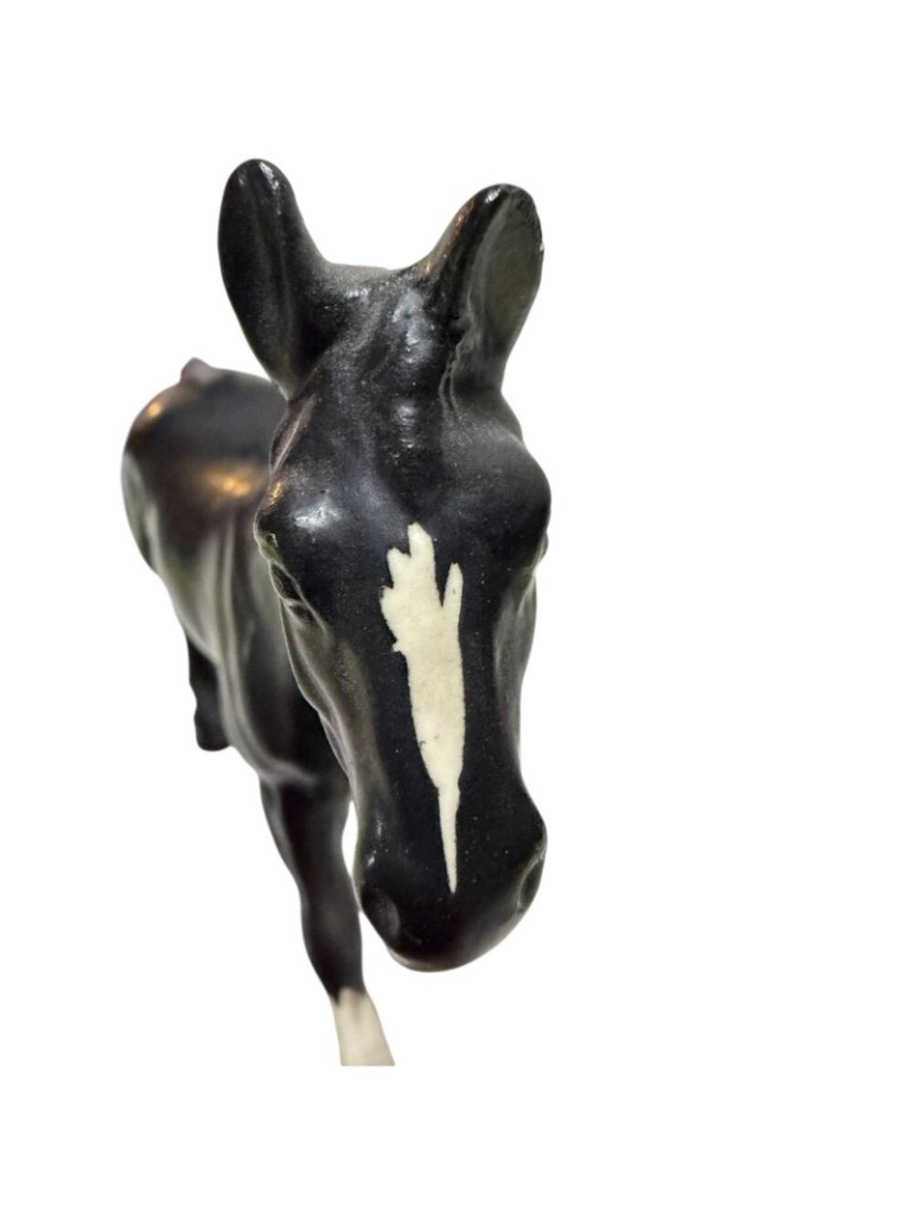 Relco Vintage Ceramic Hand Painted Black Horse Figurine Collectible Japan - Picture 7 of 10